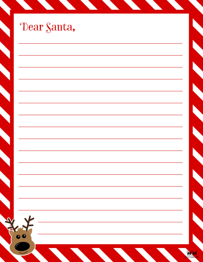 Dear Santa Letter Printables FREE Printabulls