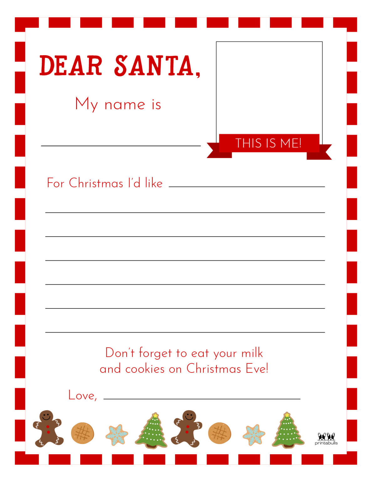 Free Santa Letterhead Printable