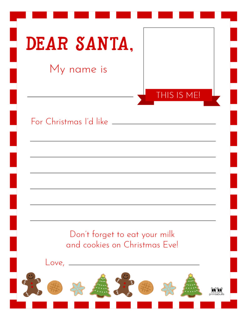 Printable Dear Santa Letter Template-Page 5