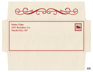 Santa Envelopes - Free Printables | Printabulls