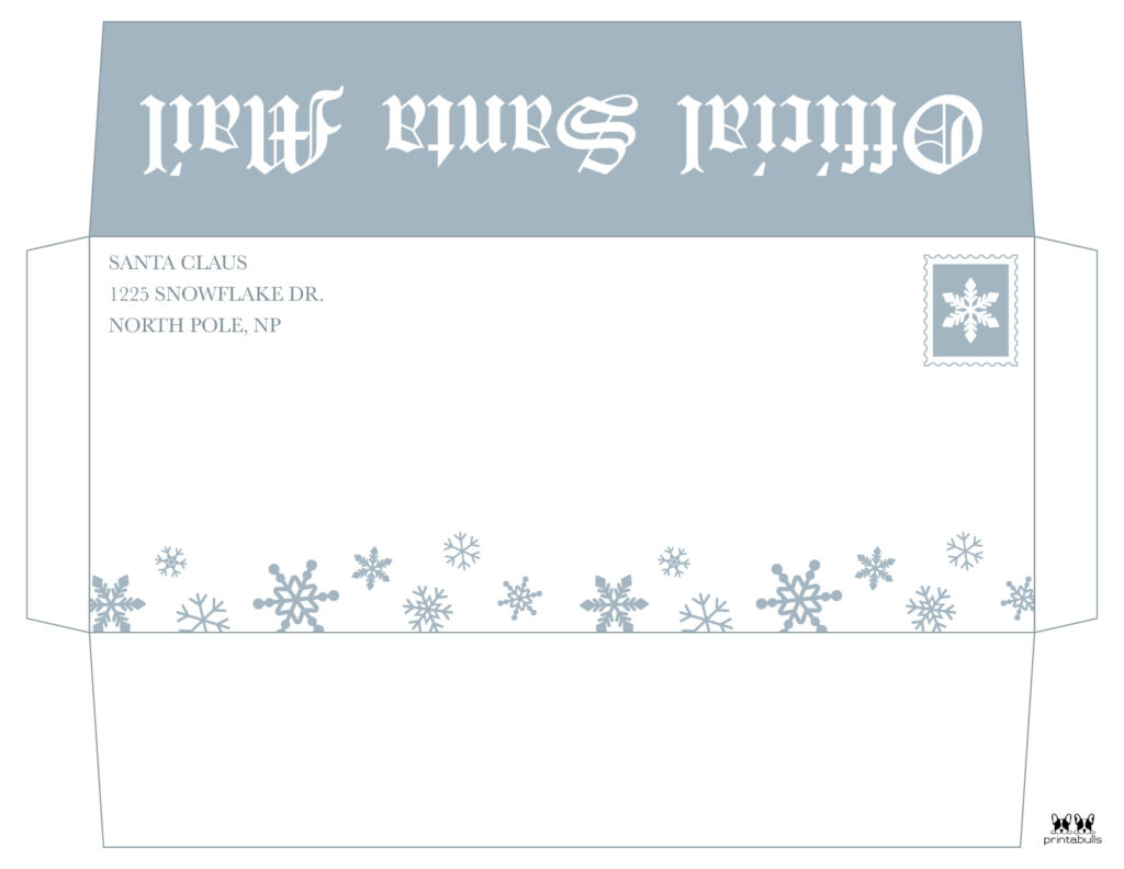 Printable Santa Envelope Template-Page 10