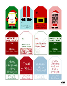 Santa&rsquo;s little helpers gift tags