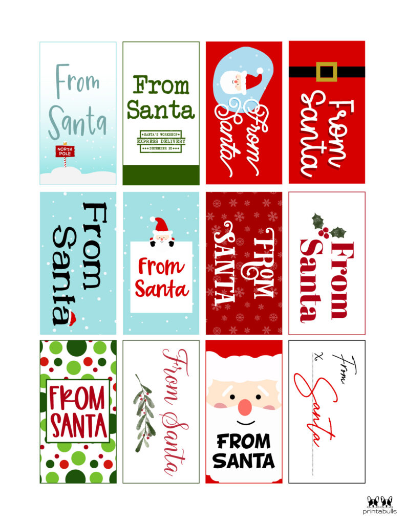 Printable Santa Gift Tags-Page 4