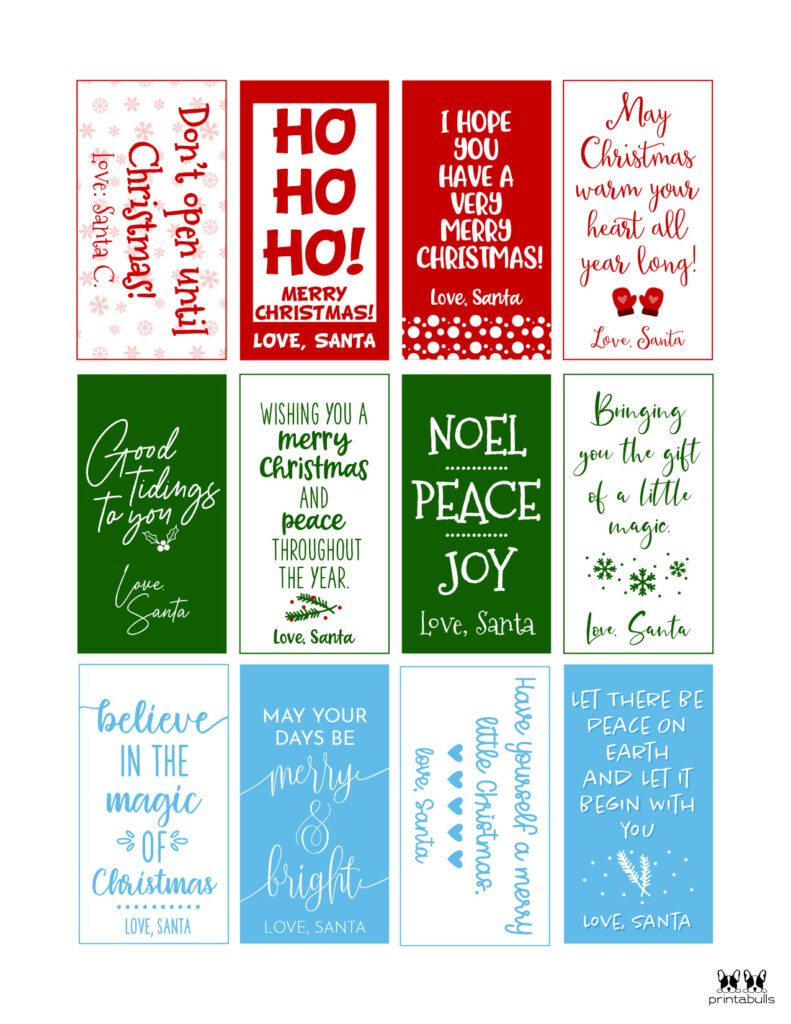 Printable Santa Gift Tags-Page 5