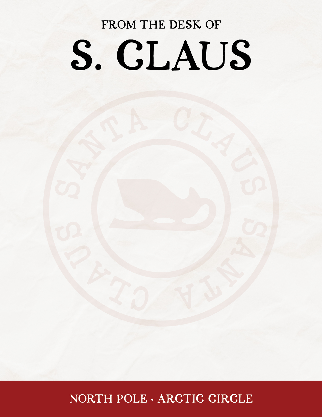 Printable Santa Letterhead Templates 12 FREE Printables Printabulls