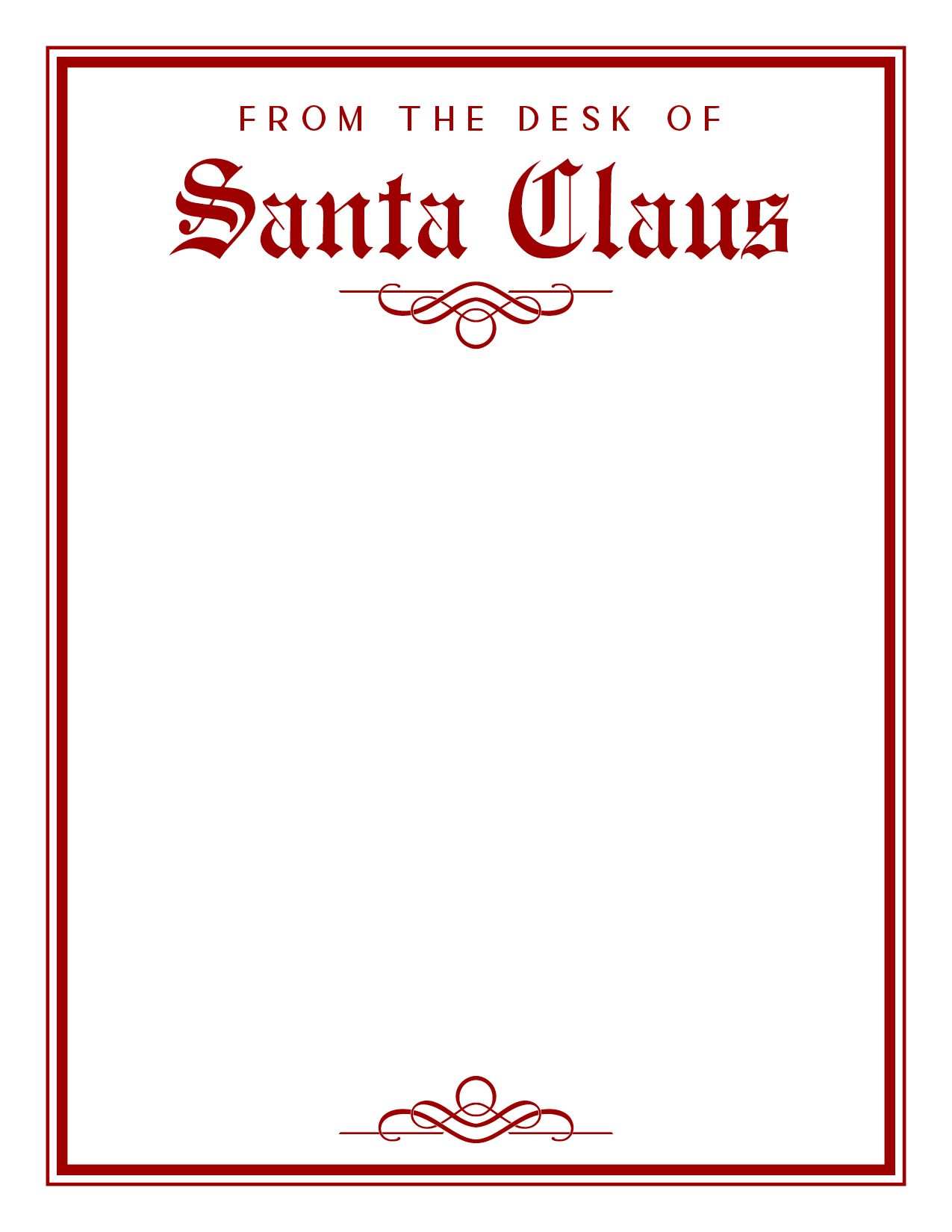Free Printable Christmas Letterhead