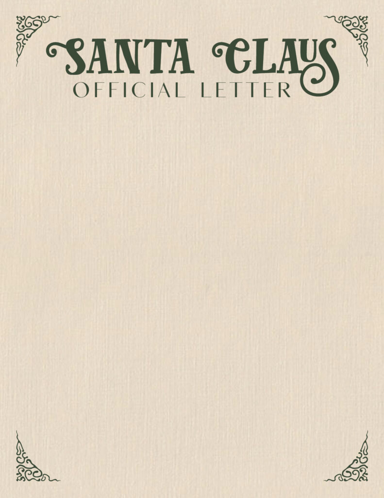 Printable Santa Letterhead-Page 4