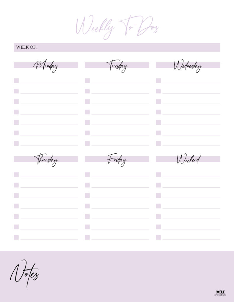 Printable Weekly To Do List-Page 10.1