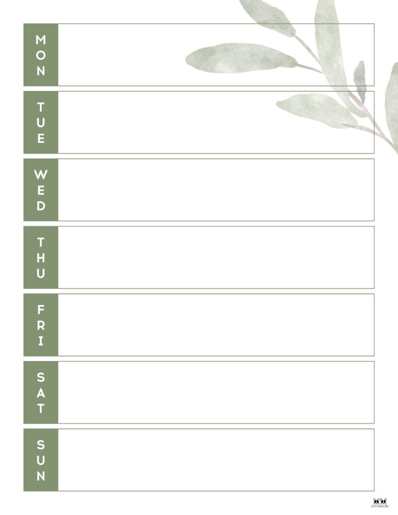 Printable Weekly To Do List-Page 11