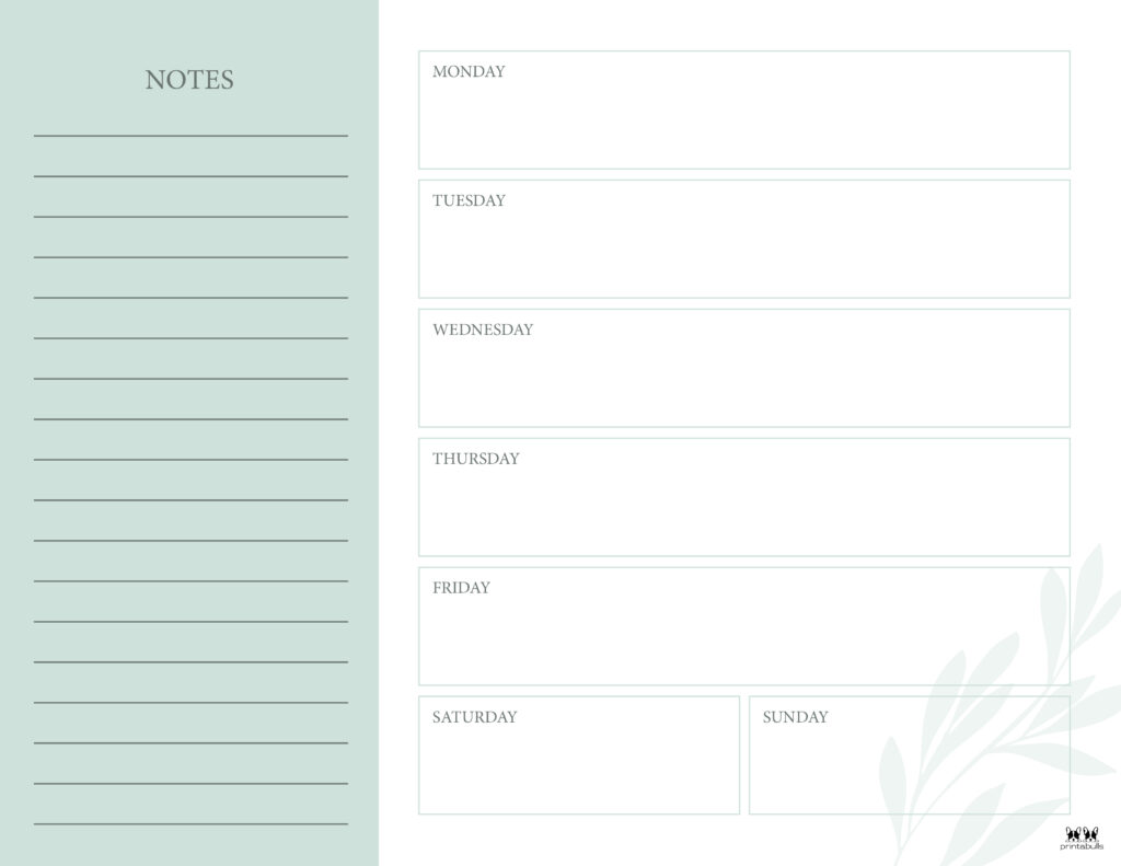 Printable Weekly To Do List-Page 4