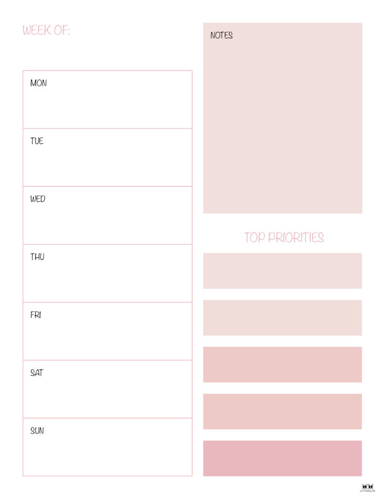 Printable Weekly To Do List-Page 6
