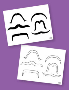 Printable Mustache Templates - 150 Free Mustaches | Printabulls