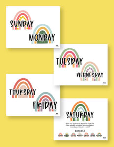 Days of the Week Worksheets & Printables - 50 Free Pages | Printabulls