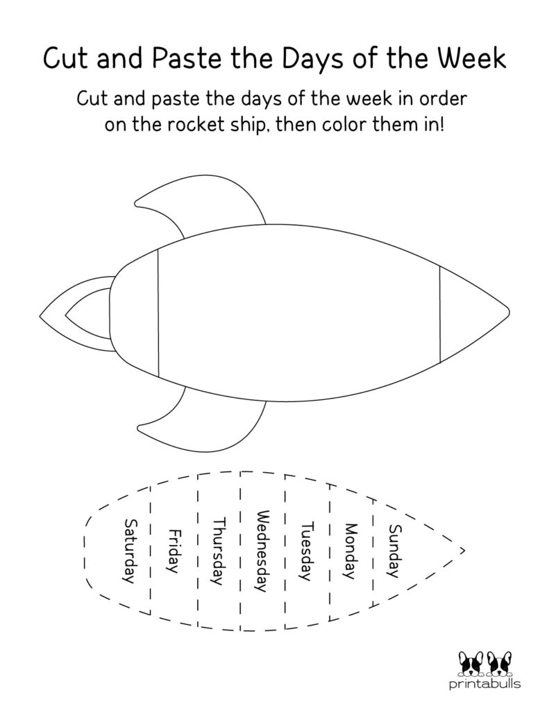 Days of the Week Worksheet-Page 23