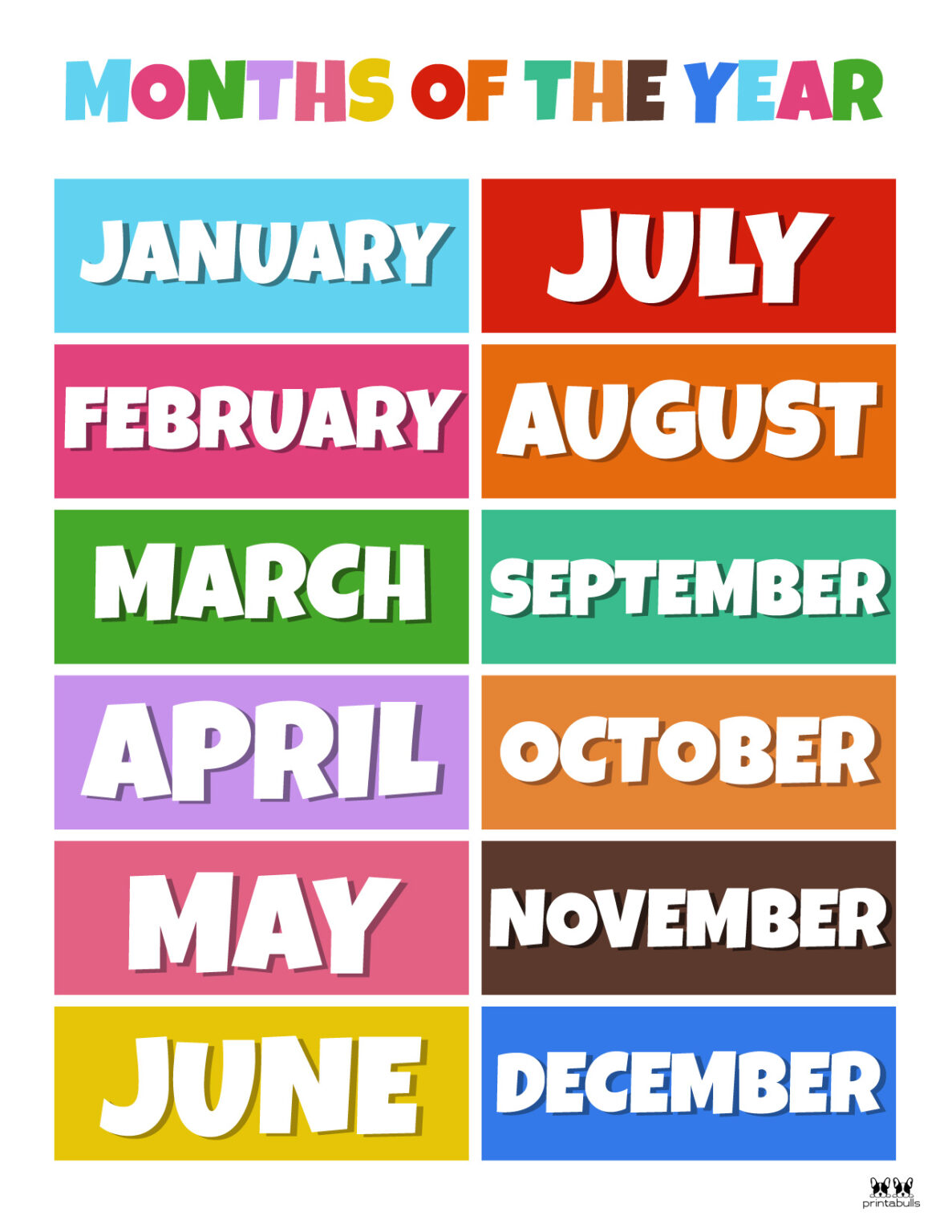 Months of the Year Worksheets Printables Printabulls Months of the Year Worksheets Printables Printabulls