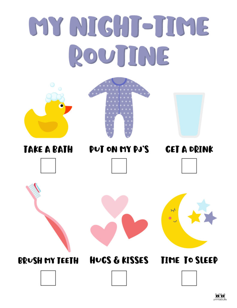 Printable-Bedtime-Routine-Charts-14