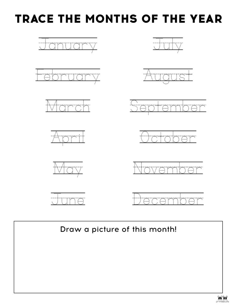 Printable Months Of The Year Worksheet-Page 14