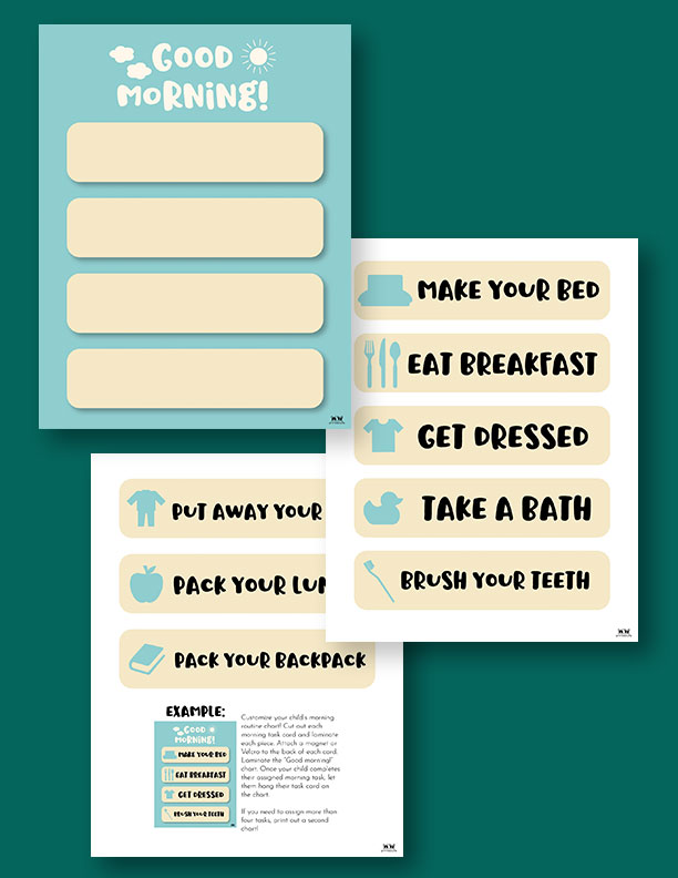 Printable Morning Routine Chart-Page 8