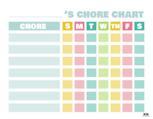 Toddler Chore Charts - Free Printables - PrintaBulk
