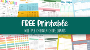 Multiple Children Chore Charts - 10 Free Printable Charts | Printabulls