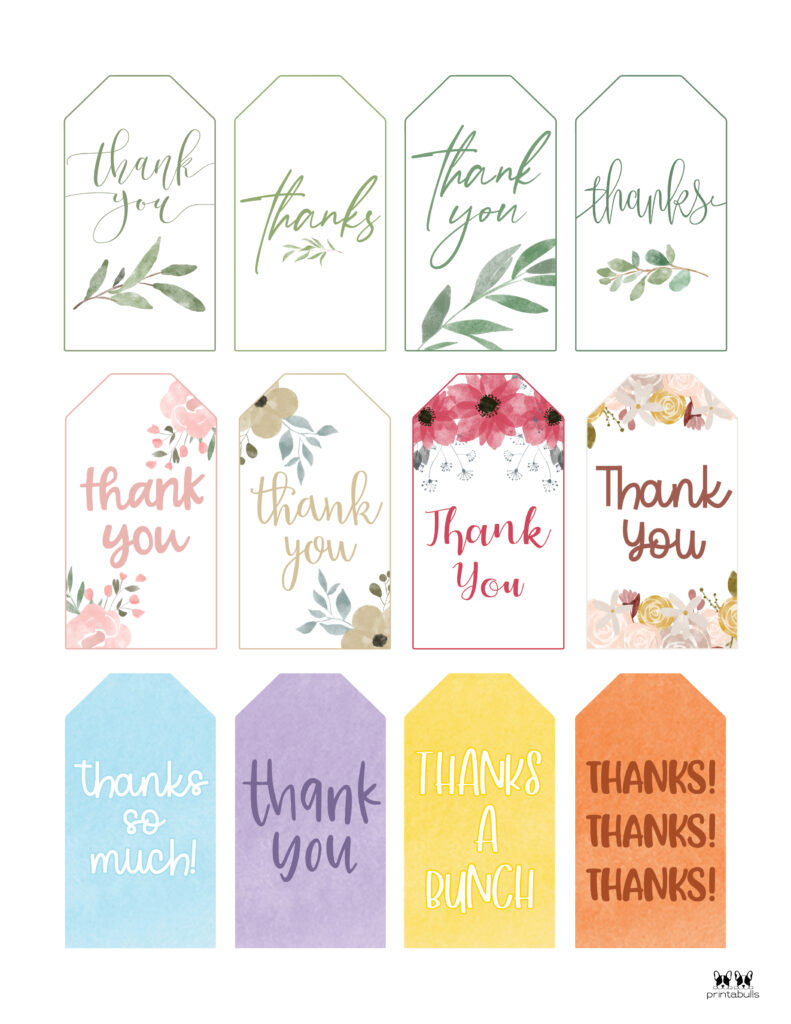 Printable Thank You Tags-Page 12