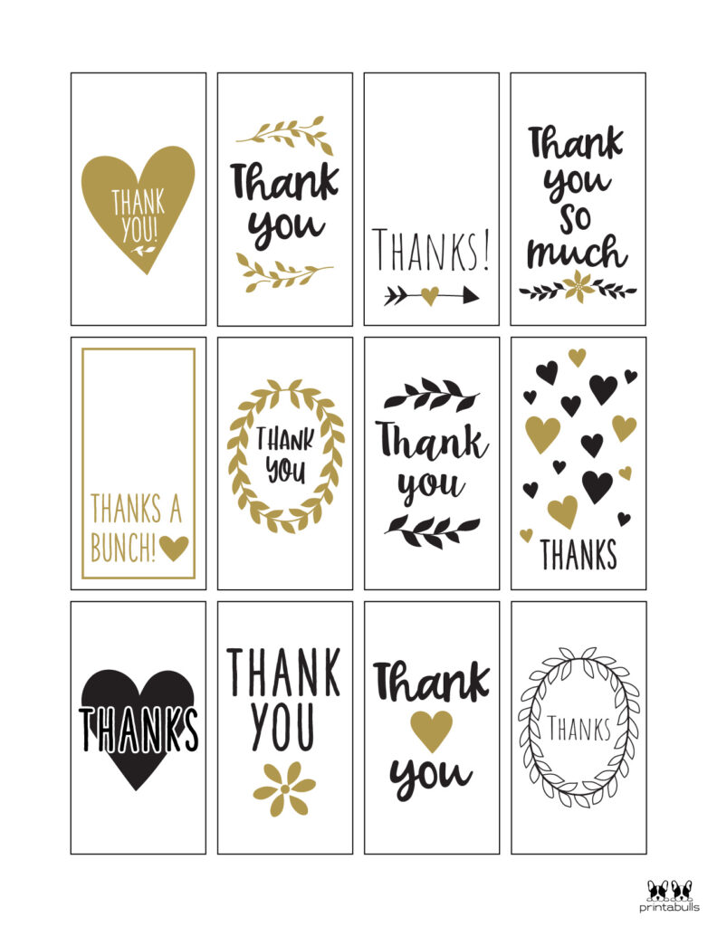 Printable Thank You Tags-Page 18