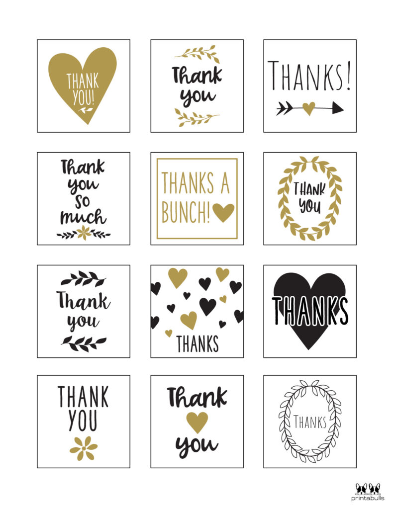 Printable Thank You Tags-Page 20