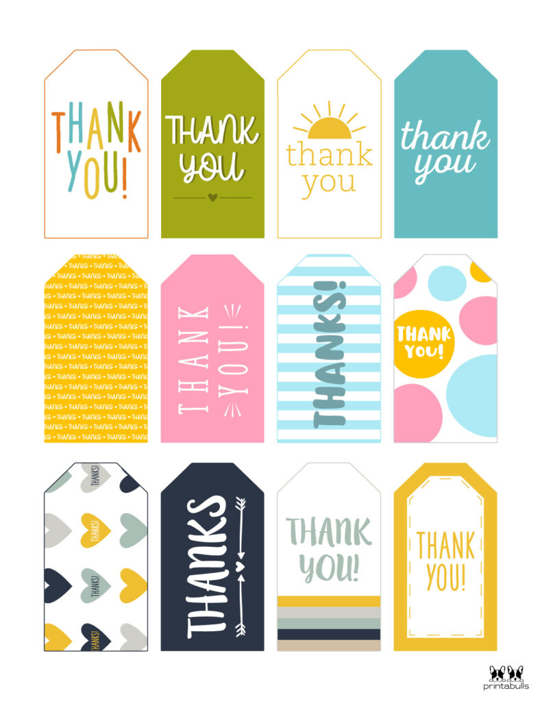 Printable Thank You Tags-Page 21