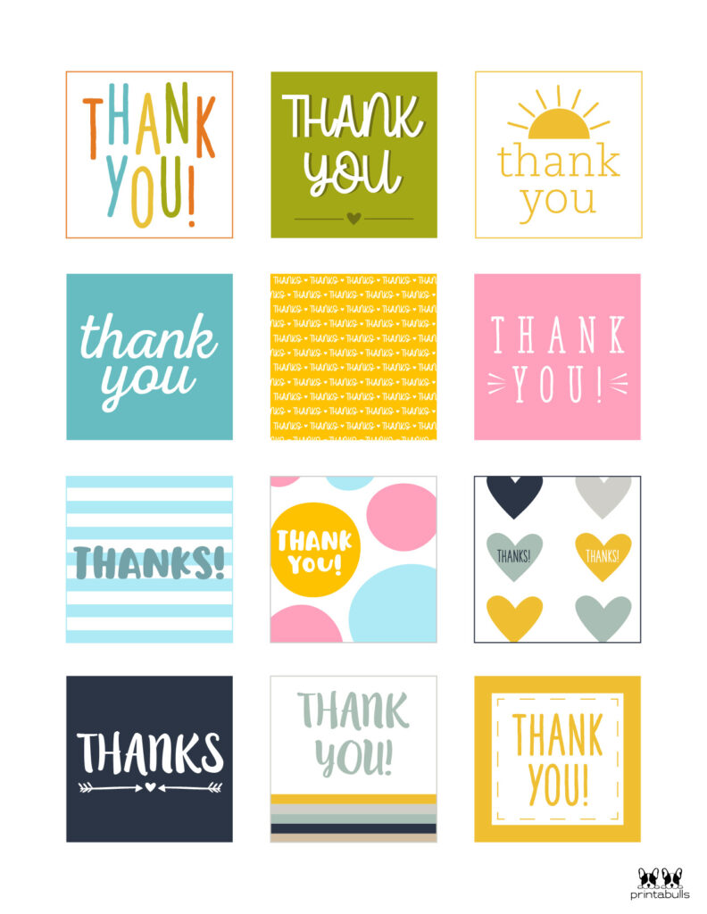 Printable Thank You Tags-Page 25