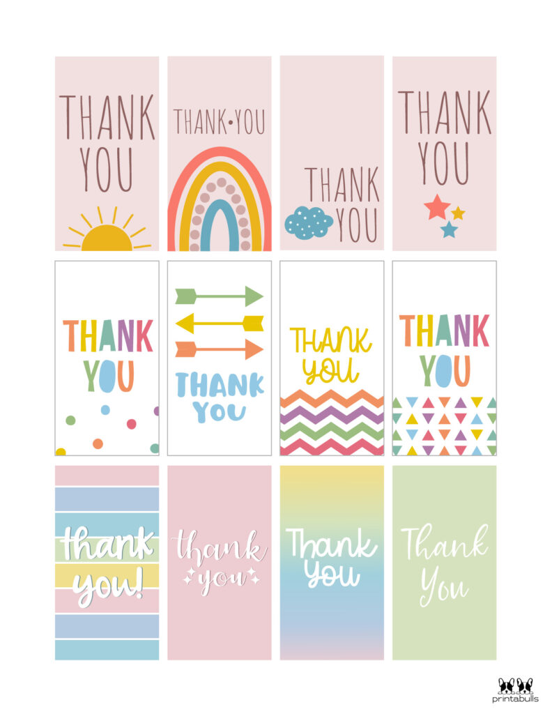 Free Printable Thank You For Coming To My Party Labels Printable