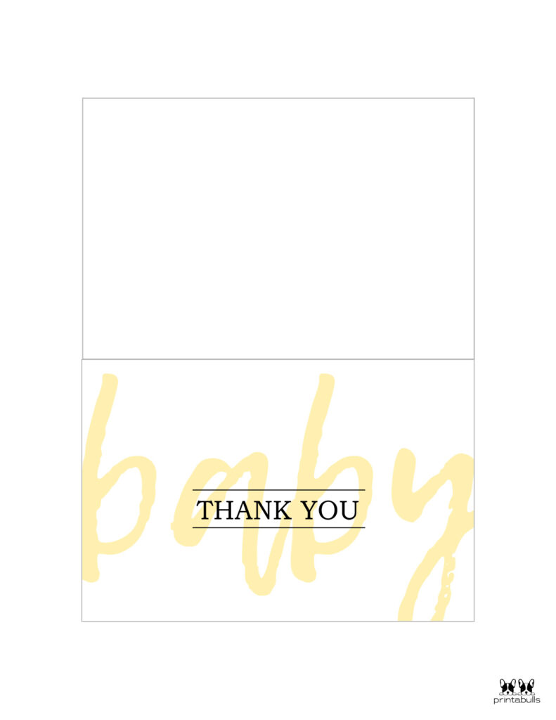 Printable Baby Shower Thank You Cards-Page 3