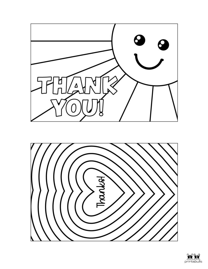 Free Printable Thank You Cards Paper Trail Design 46 OFF