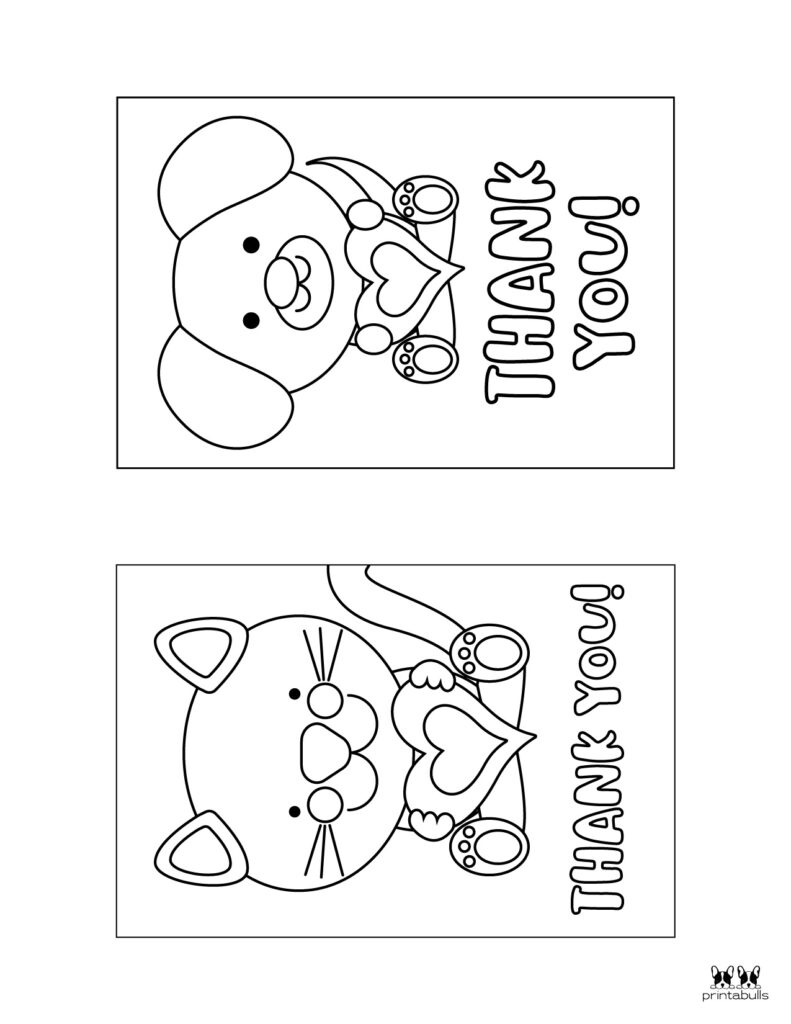 Printable Colorable Thank You Cards-Page 4