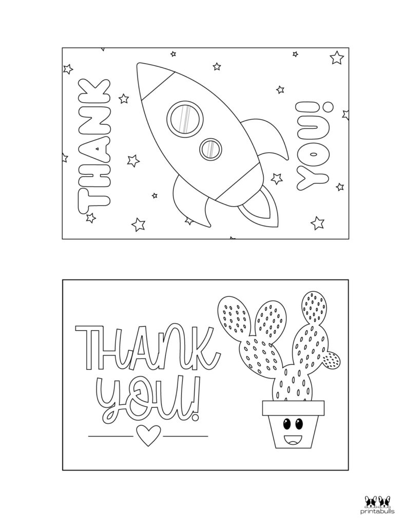 Printable Colorable Thank You Cards-Page 6