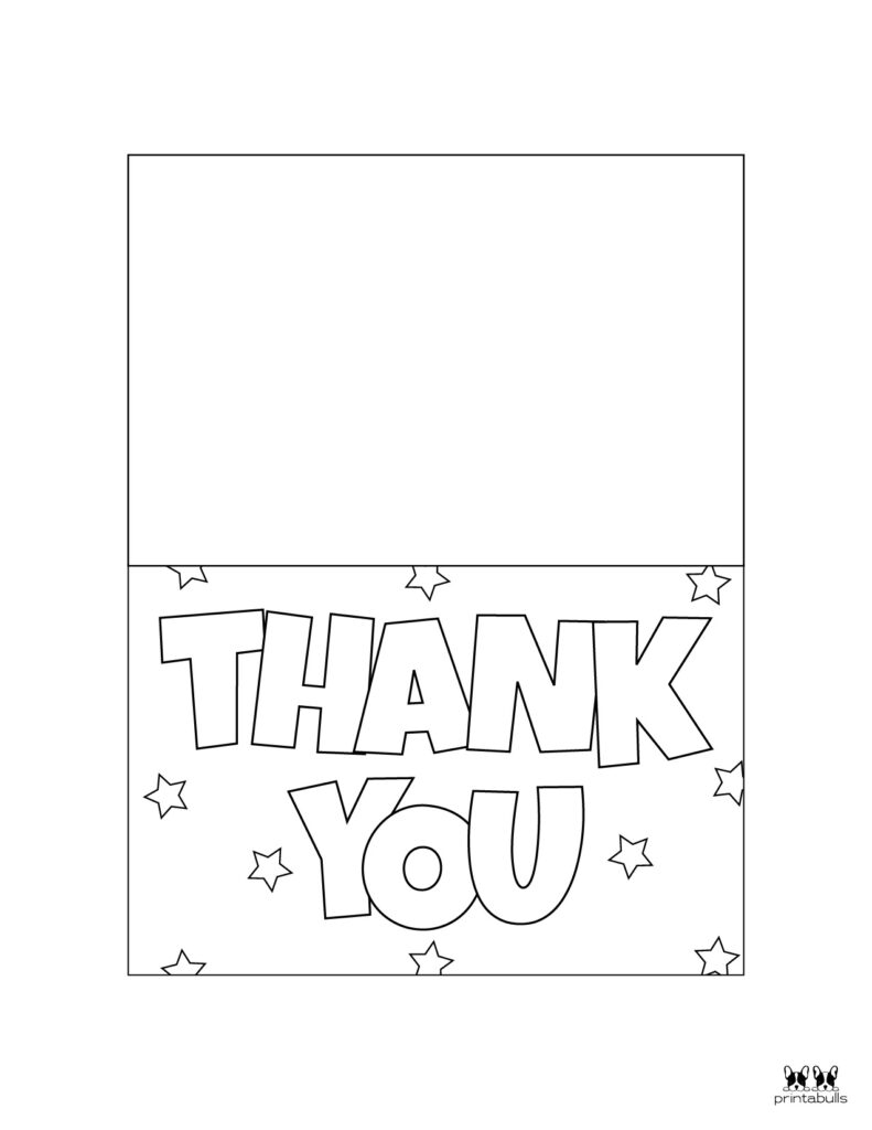 150+ Printable Thank You Cards - FREE | Printabulls