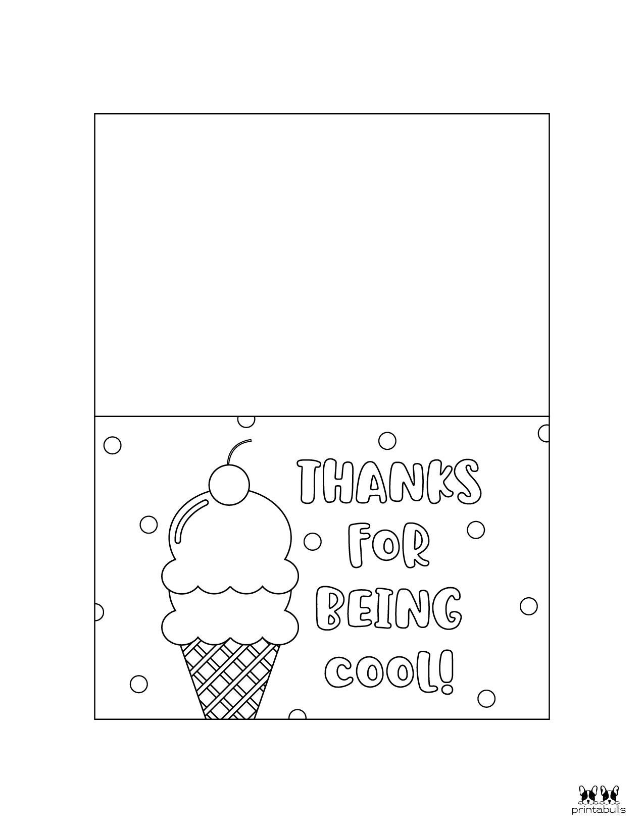 Foldable Free Printable Thank You Cards To Color