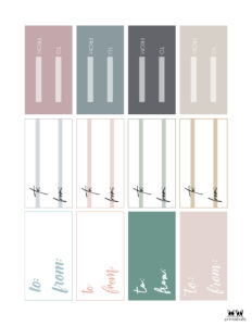 Free Printable Gift Tags - 500+ Tags | Printabulls