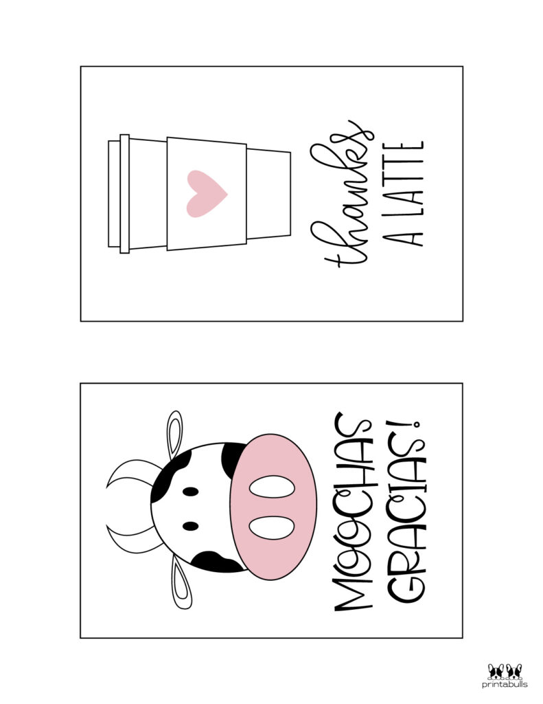 Printable Pun Thank You Cards-Page 2