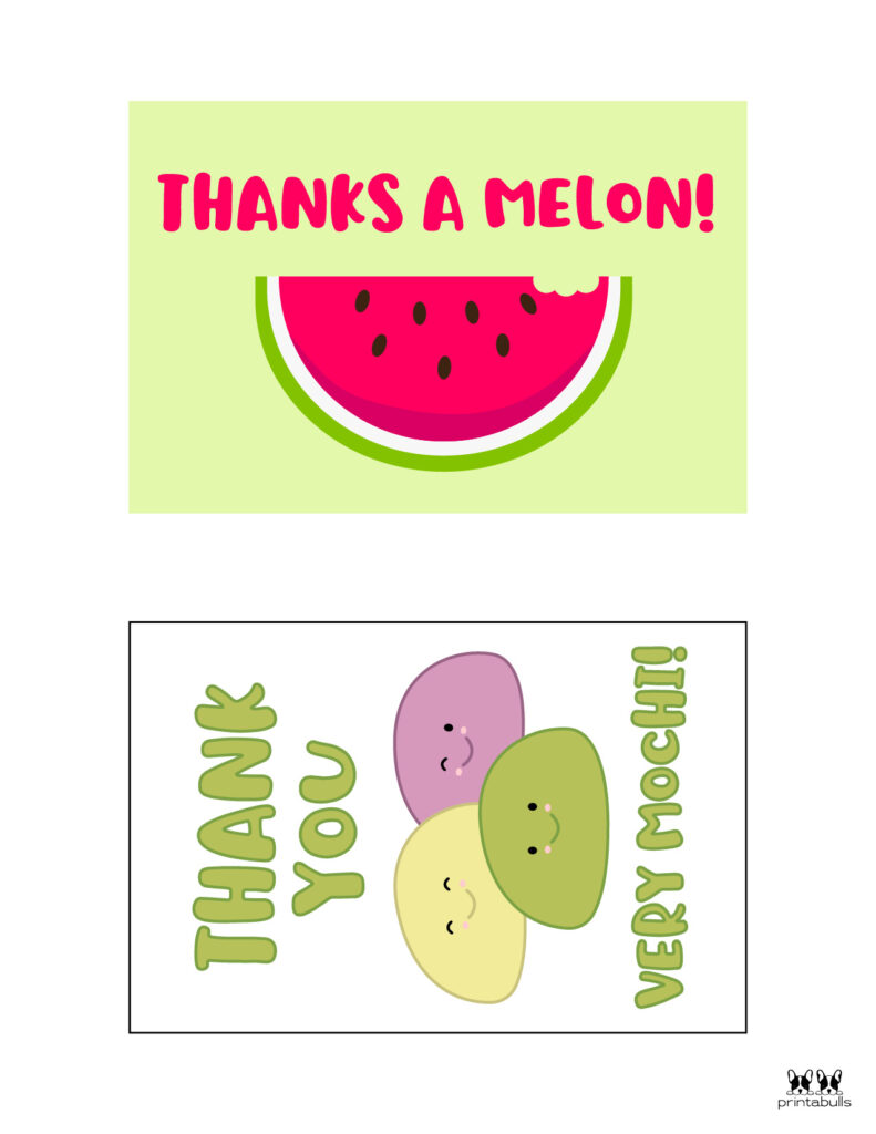 Printable Pun Thank You Cards-Page 3