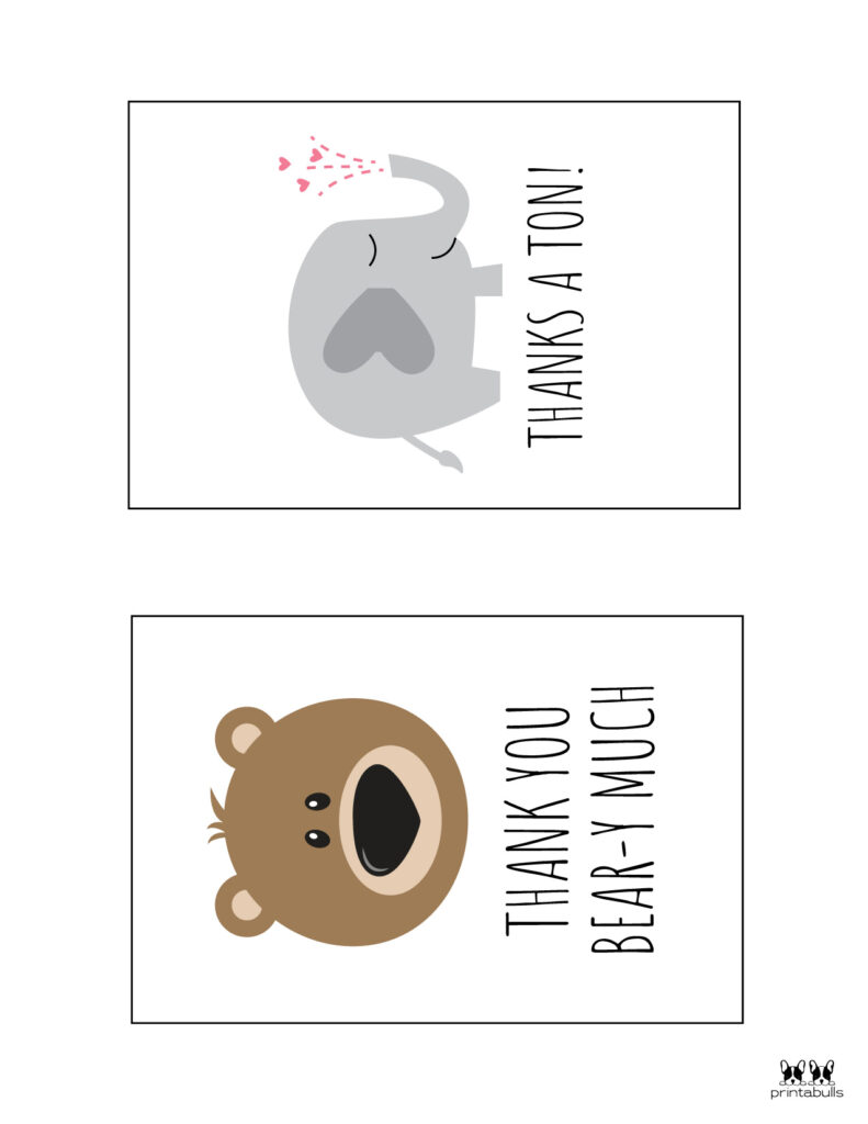 Printable Pun Thank You Cards-Page 5