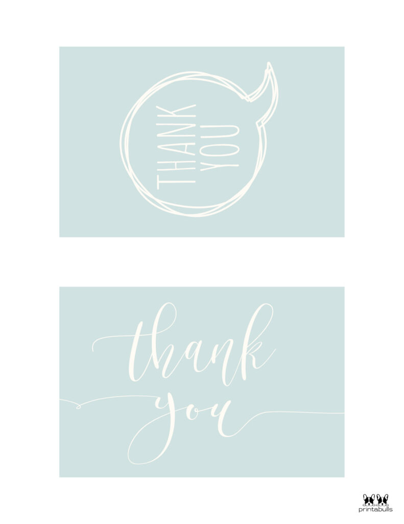 Printable Thank You Cards-Page 17