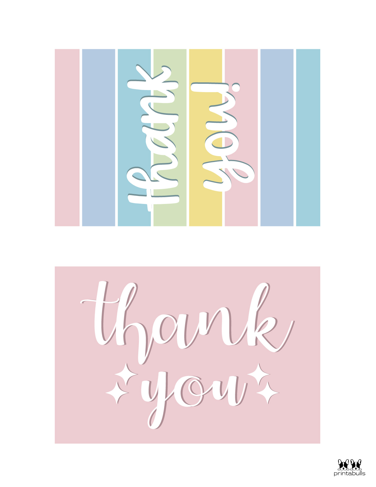 150 Printable Thank You Cards FREE PrintaBulk 150 Printable Thank You Cards FREE PrintaBulk