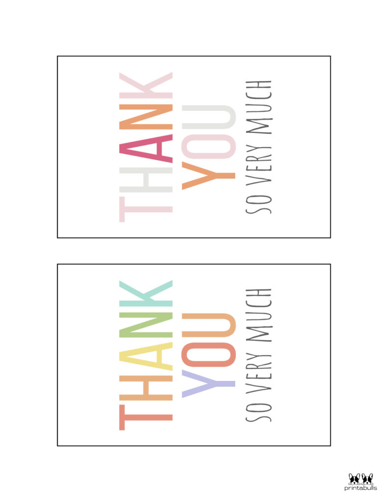 Printable Thank You Cards-Page 31