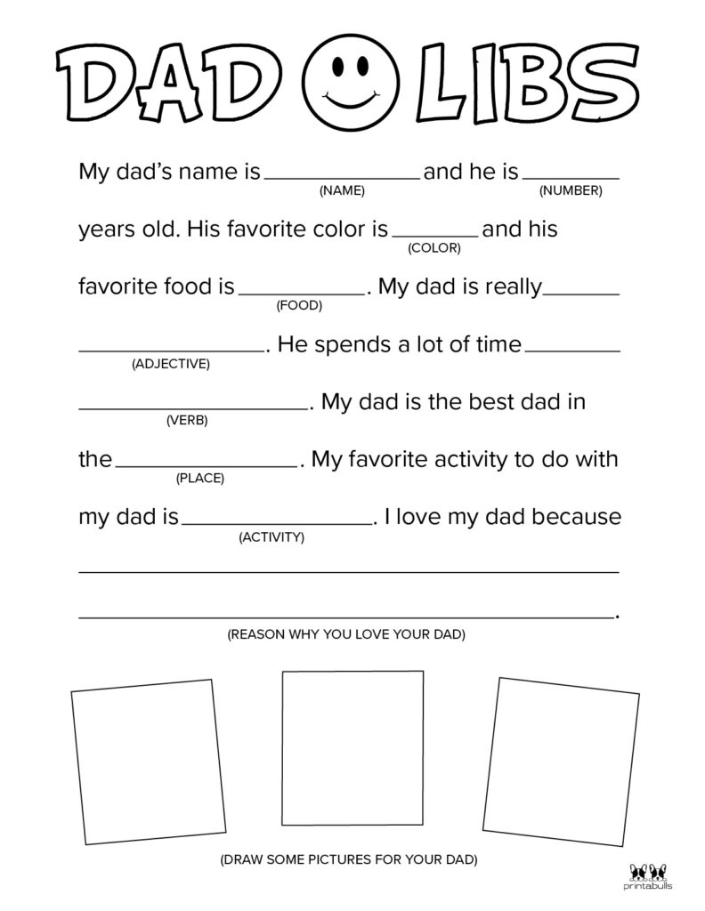 Printable Father's Day Coloring Page-Page 6