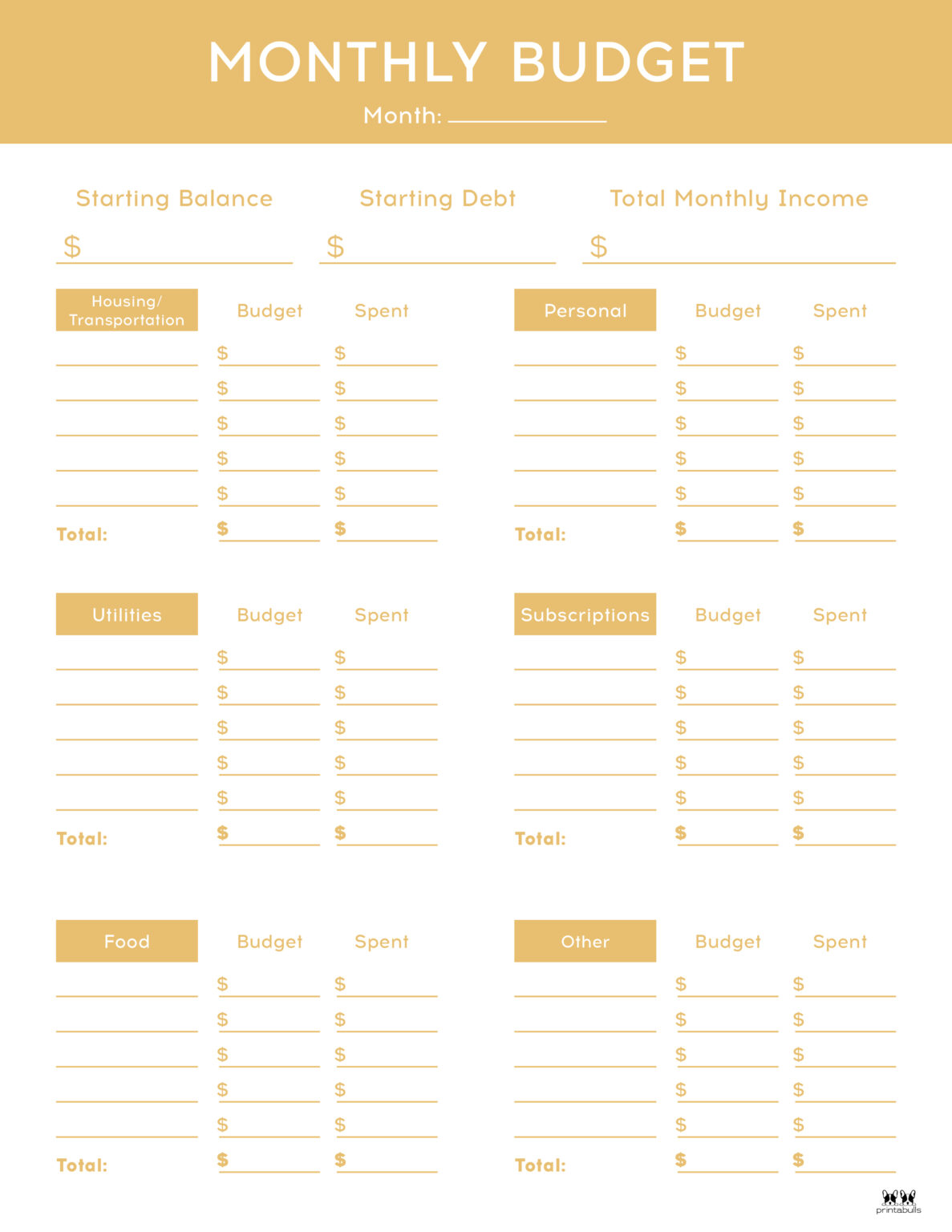 Free calendar budget planner manageholf