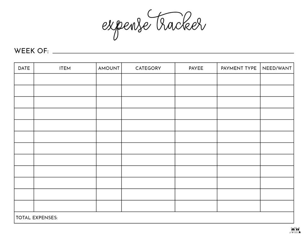 Printable Expense Tracker-Page 10