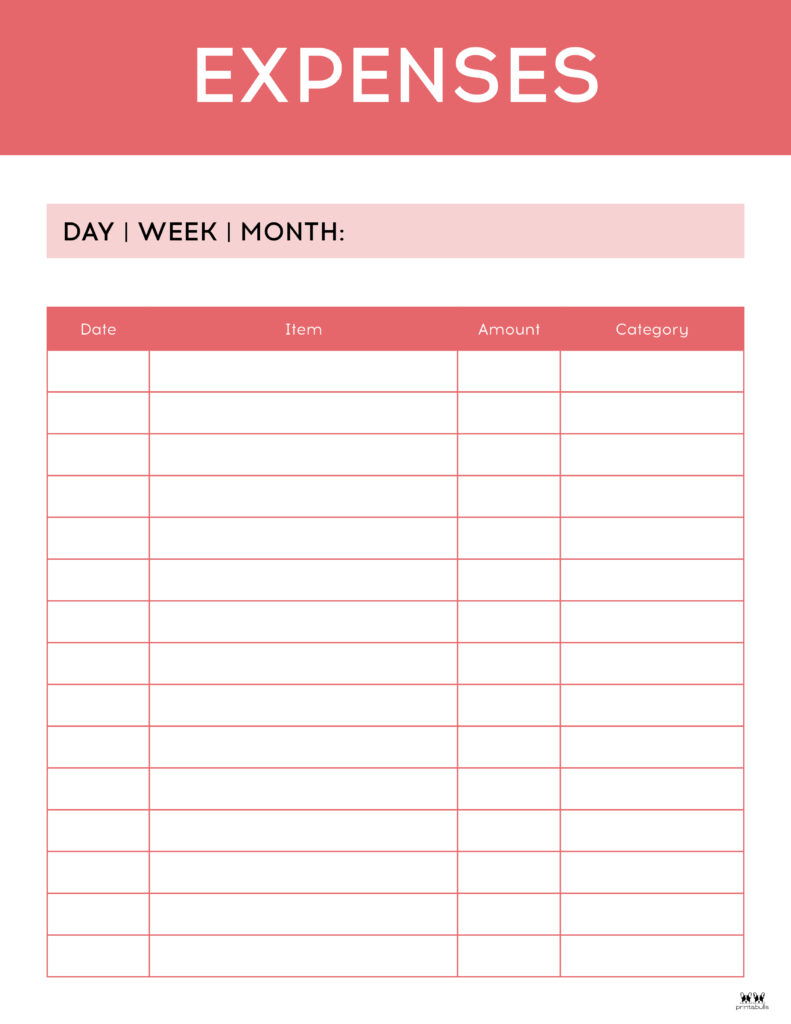 Printable Expense Tracker-Page 15