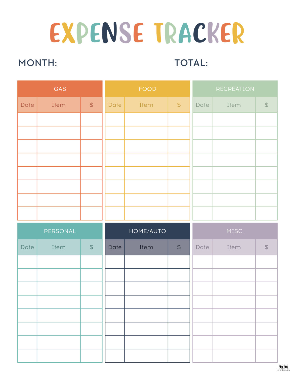 Free Printable Medical Expense Tracker