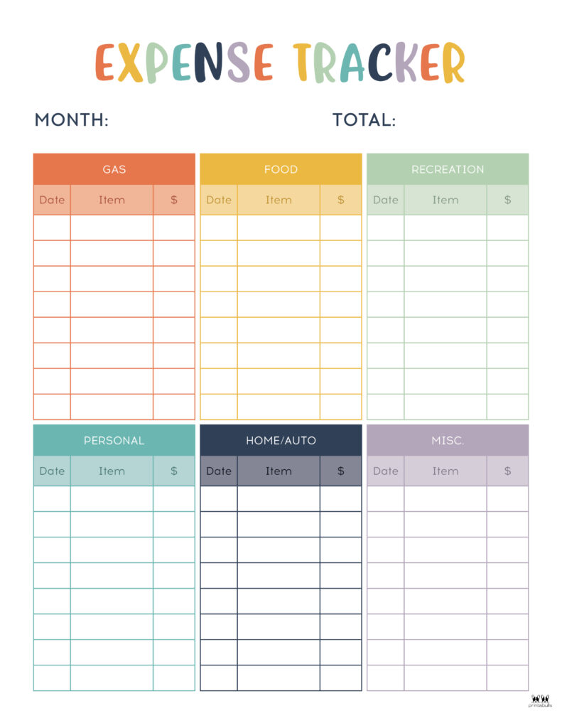 Printable Expense Tracker-Page 16