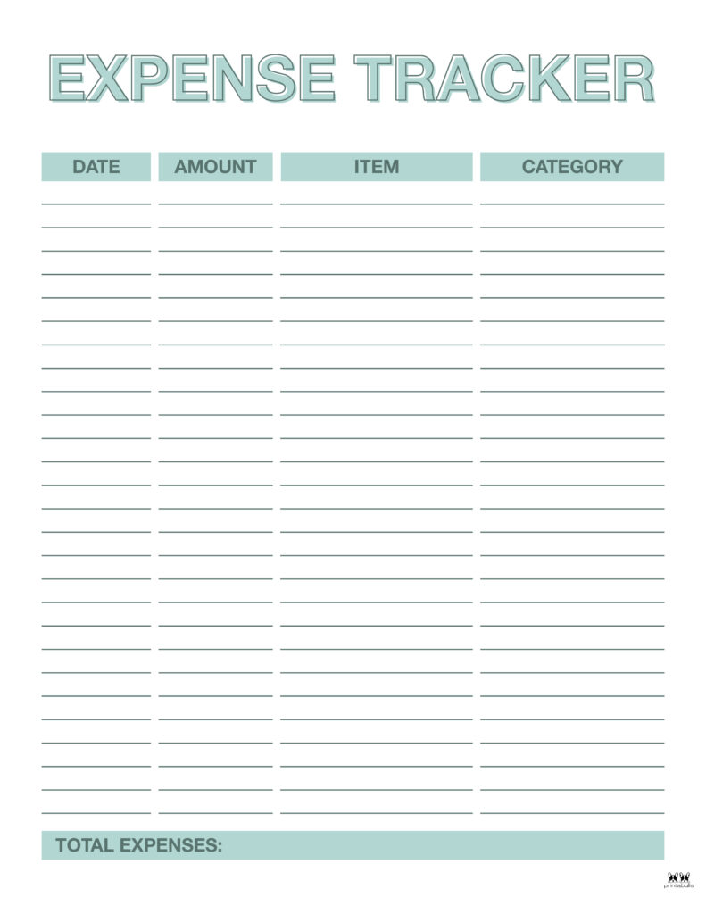 Printable Expense Tracker-Page 18